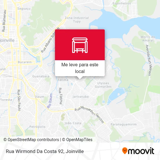 Rua Wirmond Da Costa 92 mapa