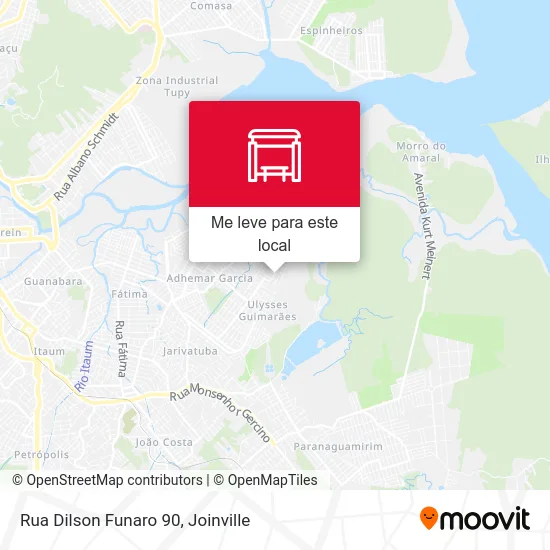 Rua Dilson Funaro 90 mapa