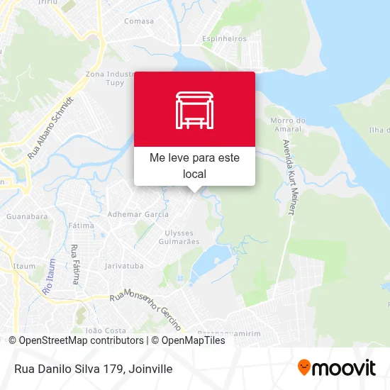 Rua Danilo Silva 179 mapa