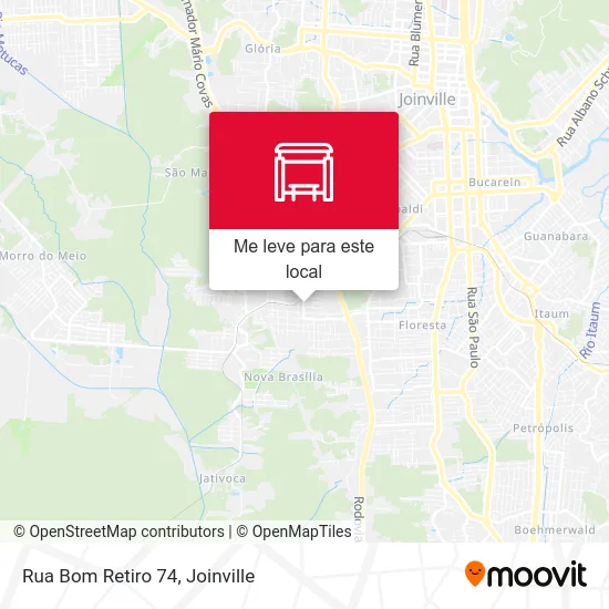 Rua Bom Retiro 74 mapa