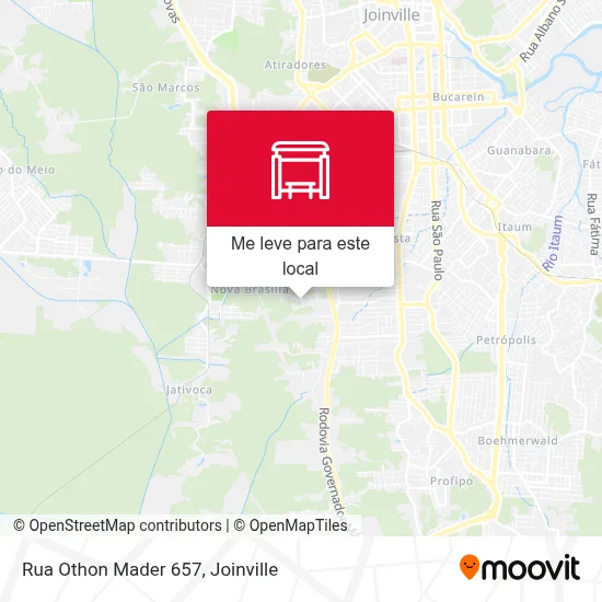 Rua Othon Mader 657 mapa