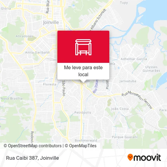 Rua Caibi 387 mapa