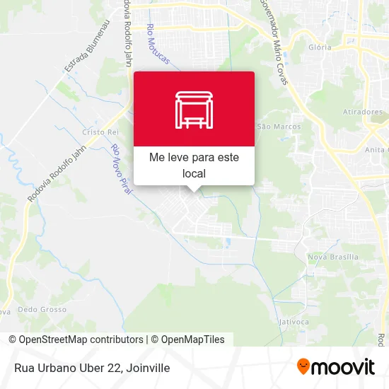 Rua Urbano Uber 22 mapa