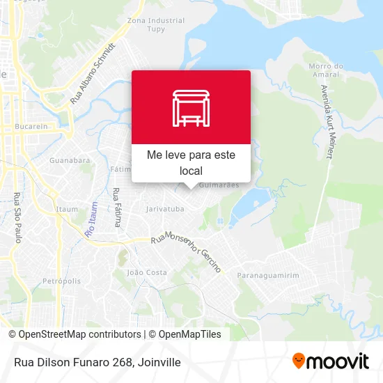 Rua Dilson Funaro 268 mapa