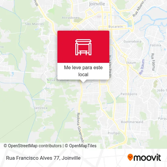 Rua Francisco Alves 77 mapa