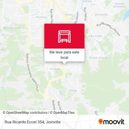 Rua Ricardo Eccel 354 mapa