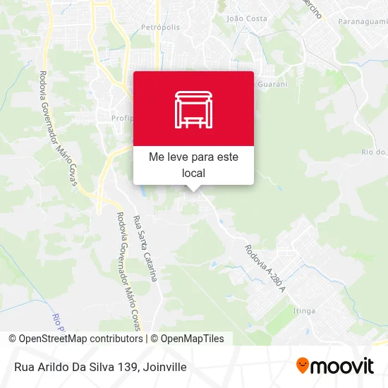Rua Arildo Da Silva 139 mapa