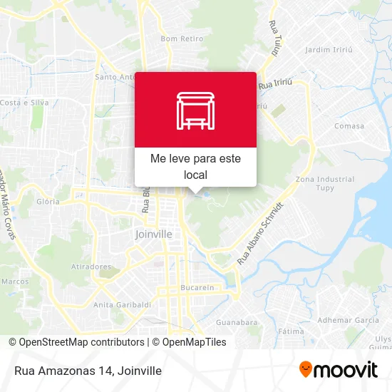 Rua Amazonas 14 mapa