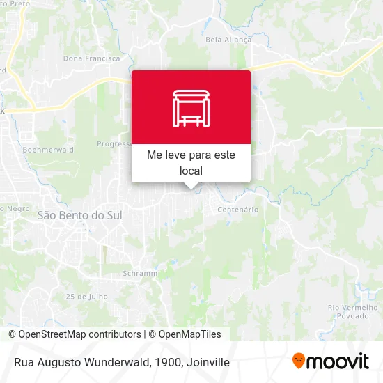 Rua Augusto Wunderwald, 1900 mapa