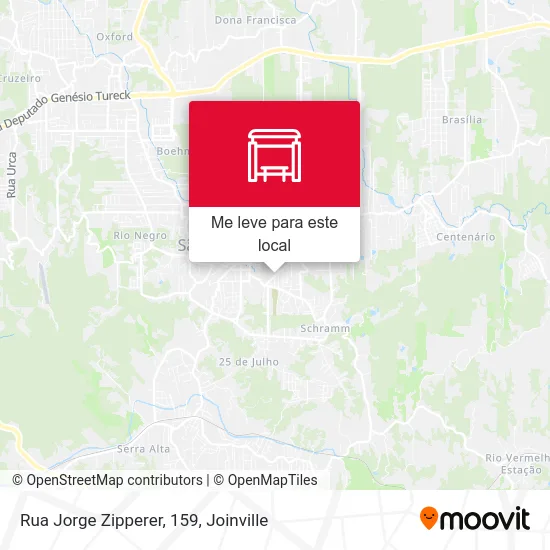 Rua Jorge Zipperer, 159 mapa