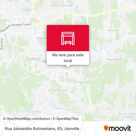 Rua Alexandre Buhnemann, 85 mapa