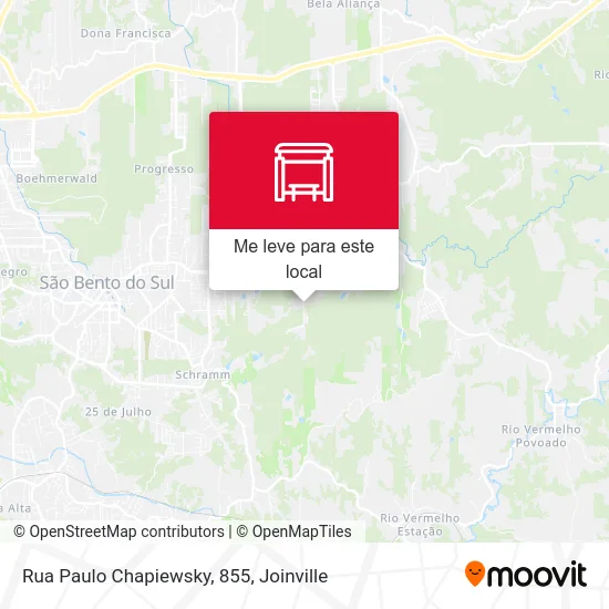 Rua Paulo Chapiewsky, 855 mapa