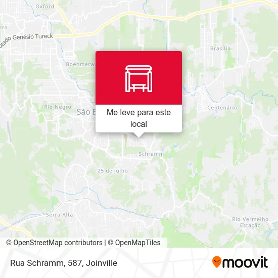 Rua Schramm, 587 mapa