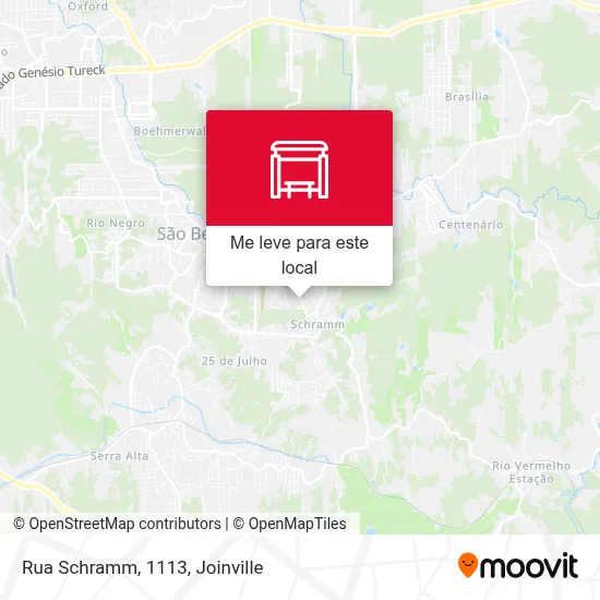 Rua Schramm, 1113 mapa