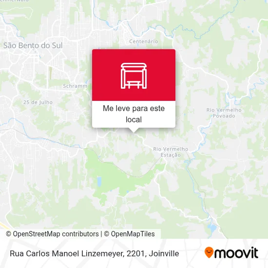 Rua Carlos Manoel Linzemeyer, 2201 mapa