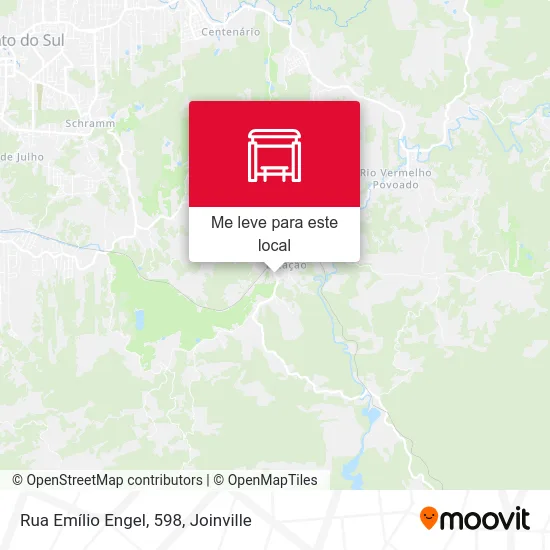 Rua Emílio Engel, 598 mapa