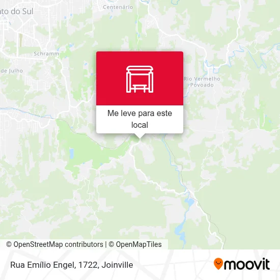 Rua Emílio Engel, 1722 mapa