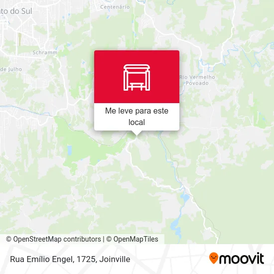 Rua Emílio Engel, 1725 mapa