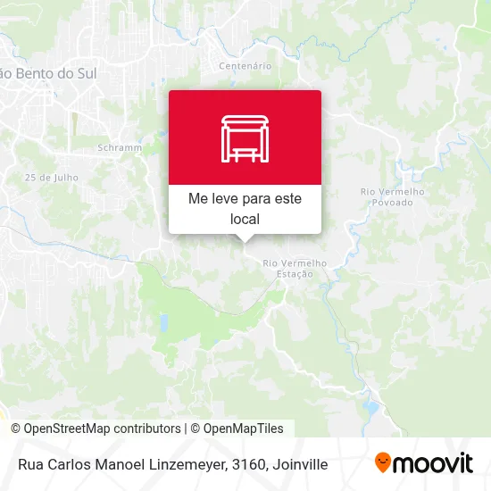 Rua Carlos Manoel Linzemeyer, 3160 mapa