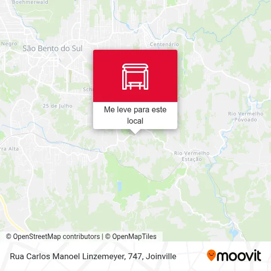 Rua Carlos Manoel Linzemeyer, 747 mapa
