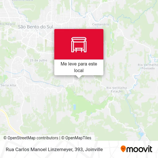 Rua Carlos Manoel Linzemeyer, 393 mapa