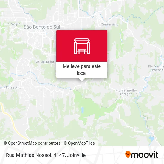 Rua Mathias Nossol, 4147 mapa