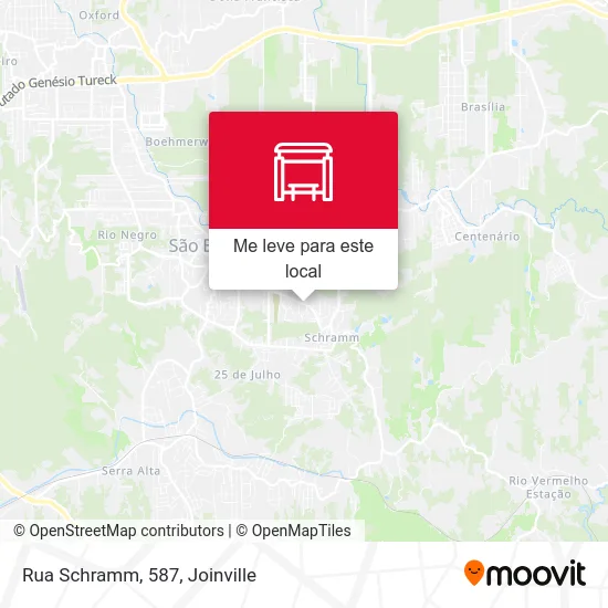 Rua Schramm, 587 mapa