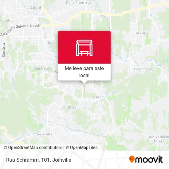 Rua Schramm, 101 mapa