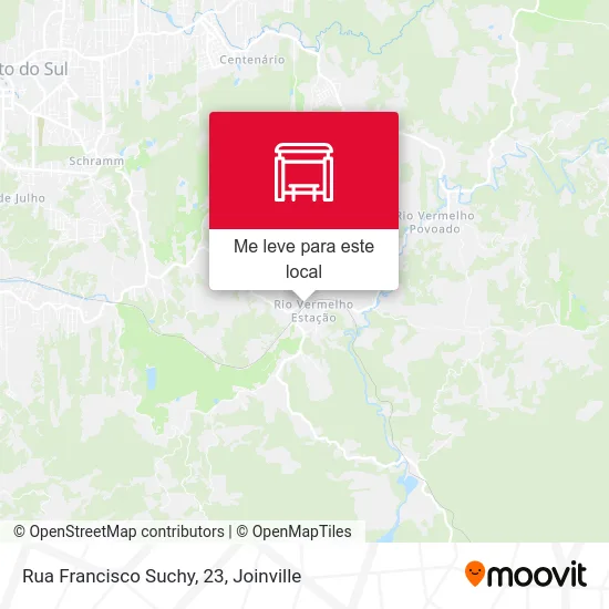 Rua Francisco Suchy, 23 mapa