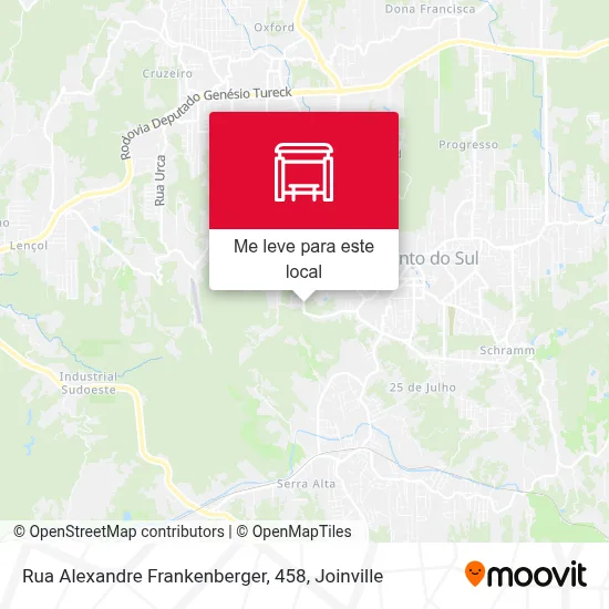 Rua Alexandre Frankenberger, 458 mapa
