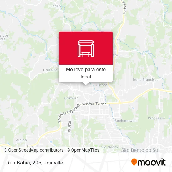Rua Bahia, 295 mapa