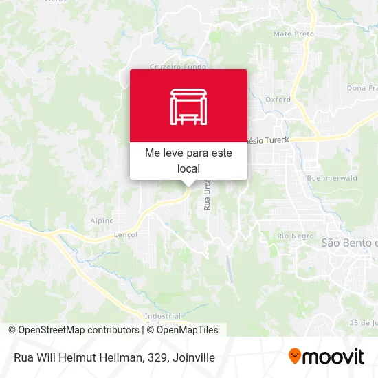 Rua Wili Helmut Heilman, 329 mapa