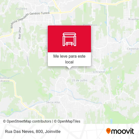Rua Das Neves, 800 mapa