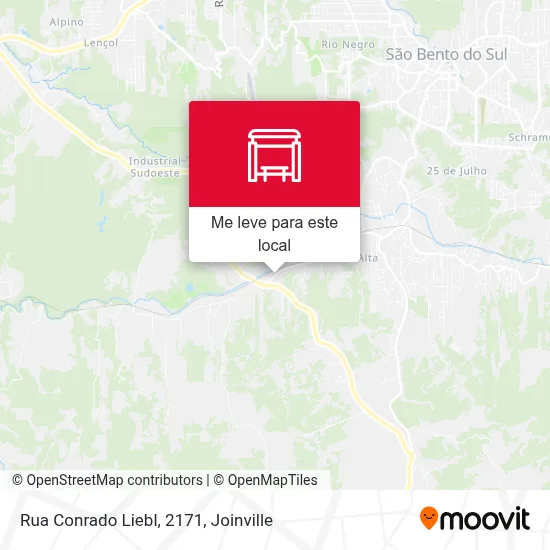 Rua Conrado Liebl, 2171 mapa