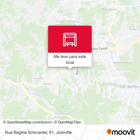 Rua Regina Schroeder, 91 mapa