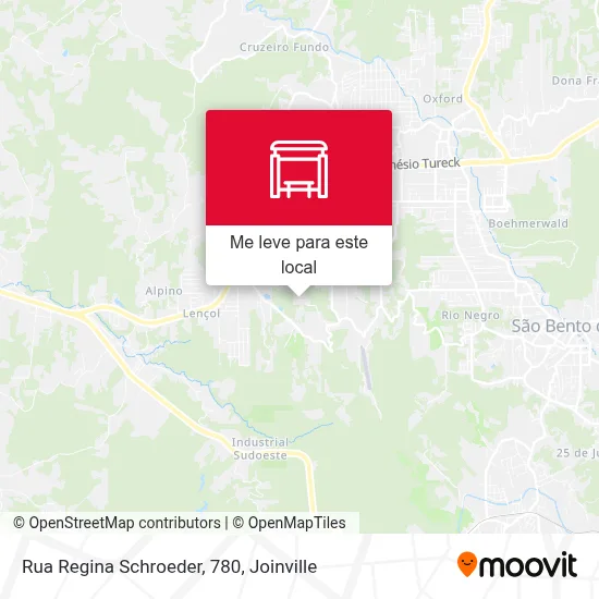 Rua Regina Schroeder, 780 mapa