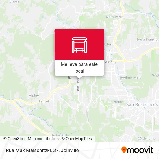 Rua Max Malschitzki, 37 mapa