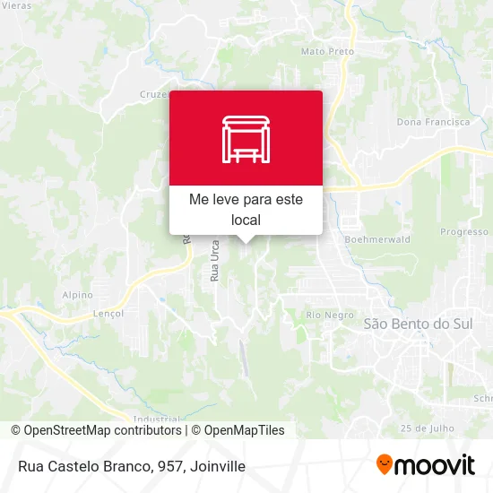 Rua Castelo Branco, 957 mapa