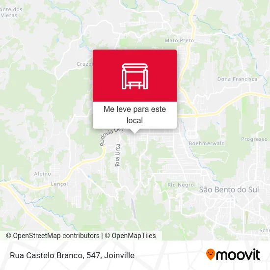 Rua Castelo Branco, 547 mapa