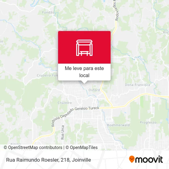Rua Raimundo Roesler, 218 mapa