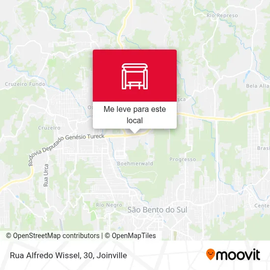 Rua Alfredo Wissel, 30 mapa