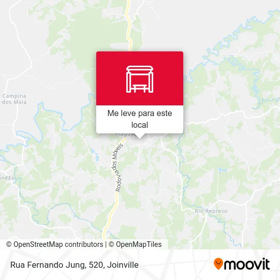 Rua Fernando Jung, 520 mapa