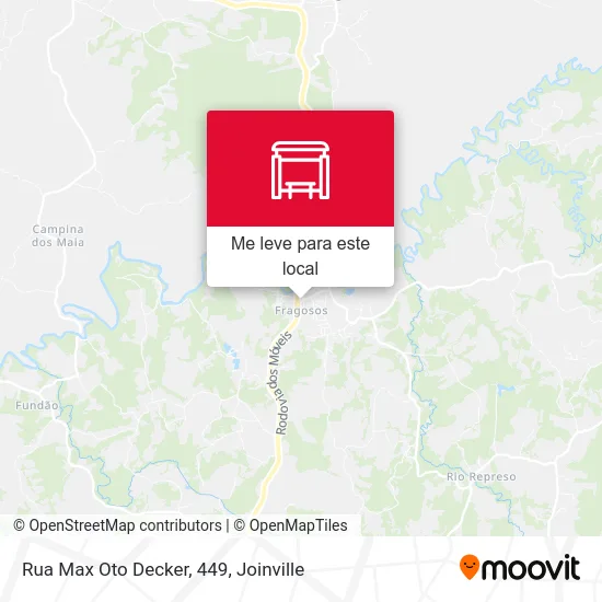 Rua Max Oto Decker, 449 mapa