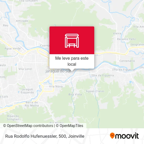 Rua Rodolfo Hufenuessler, 500 mapa