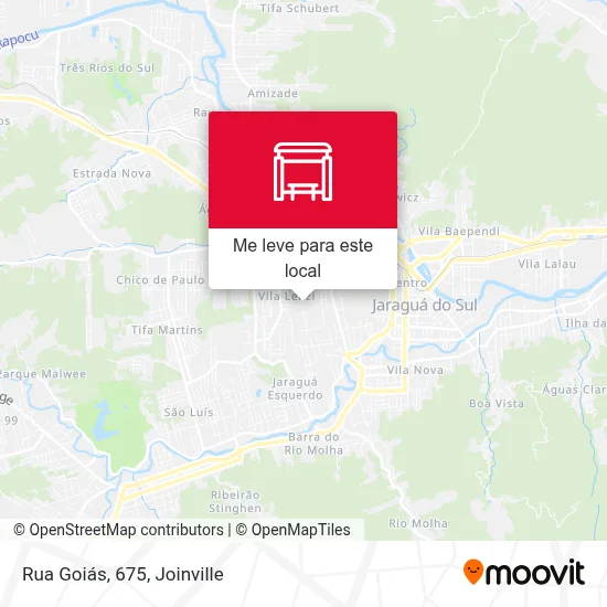 Rua Goiás, 675 mapa