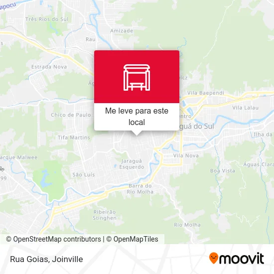 Rua Goias mapa