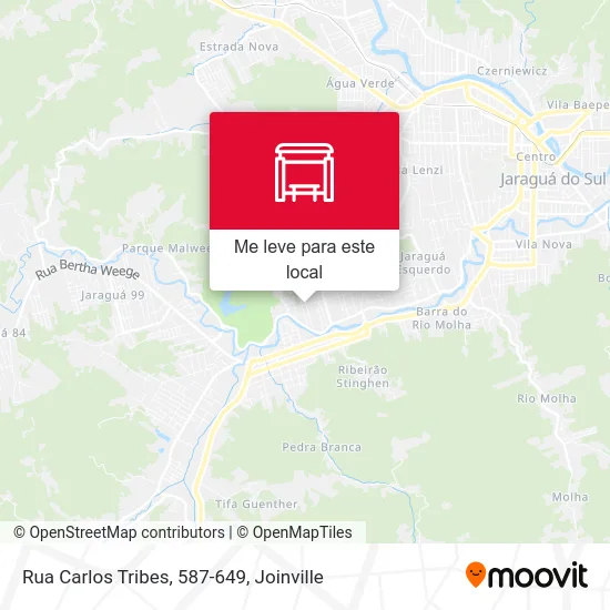 Rua Carlos Tribes, 587-649 mapa
