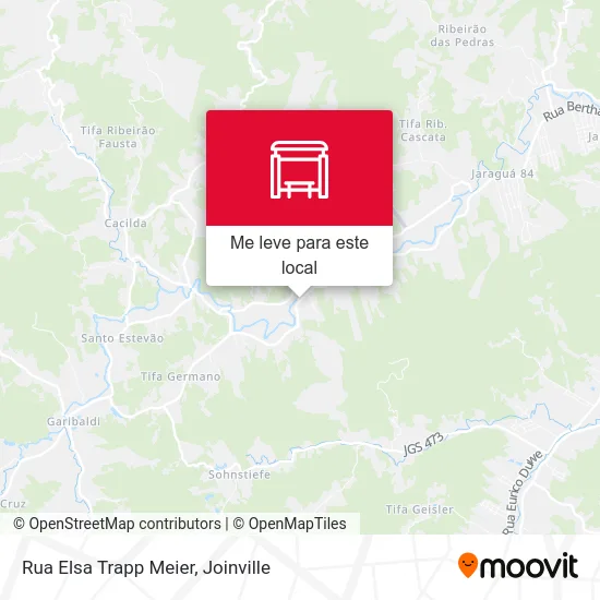 Rua Elsa Trapp Meier mapa