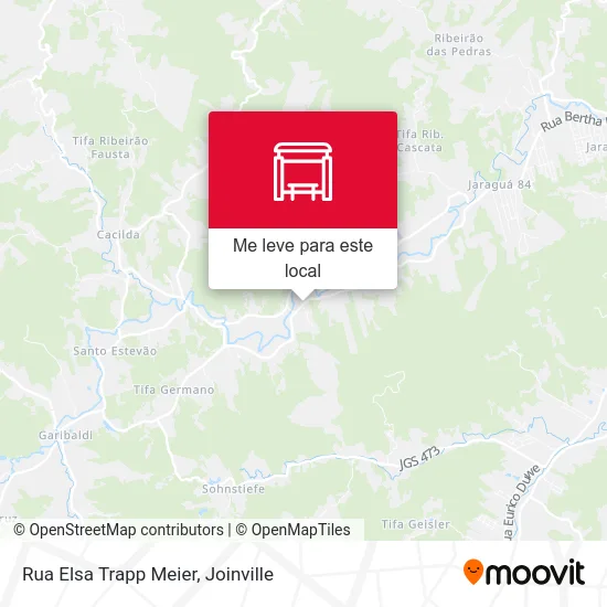 Rua Elsa Trapp Meier mapa