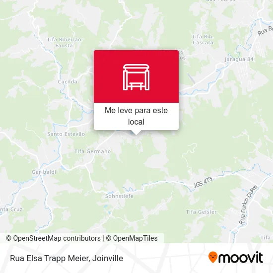 Rua Elsa Trapp Meier mapa